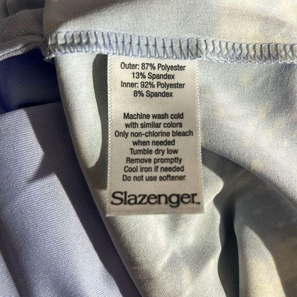 Slazenger Golf Hydro Dry Pull On Skort Abstract Pattern Blue Lights Women's XS - Picture 7 of 7